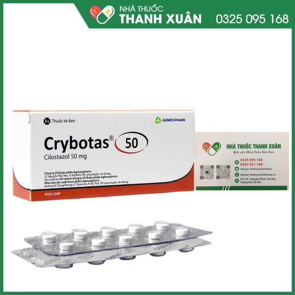 Crybotas' 50 - Thuốc điều trị thiếu máu, tắc nghẽn mạch máu